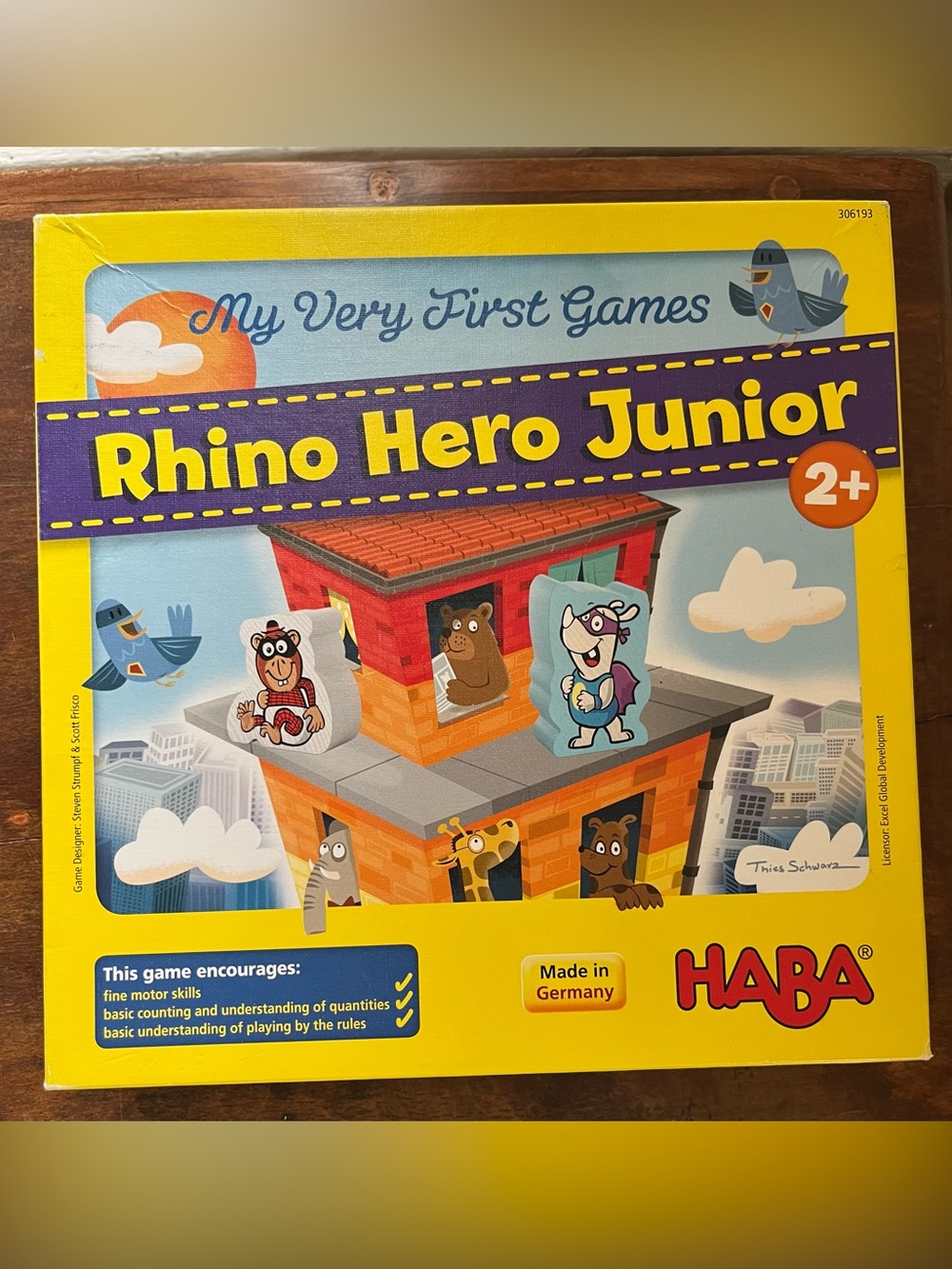 Rhino Hero Junior game in fantastic shape